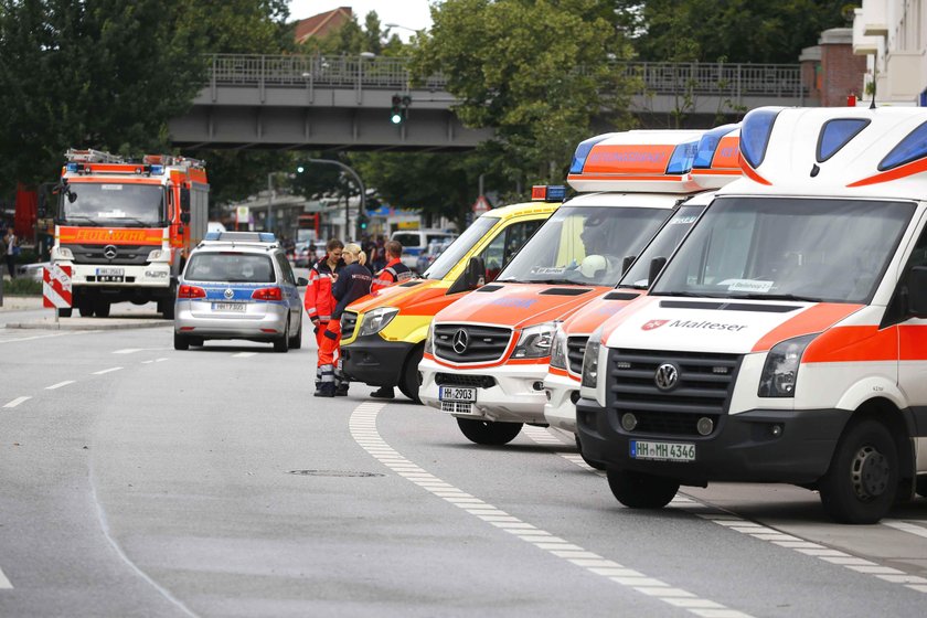 Atak nożownika w Hamburgu. Jedna osoba nie żyje