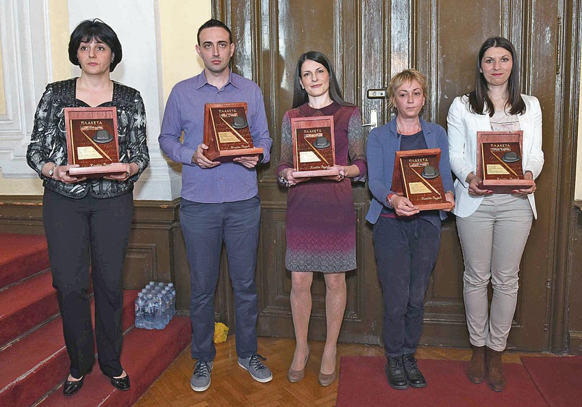 Zorica Mihajlović, Goran Zuber, Jelena Jevtović, Marija Andrić i Bojana Tubić
