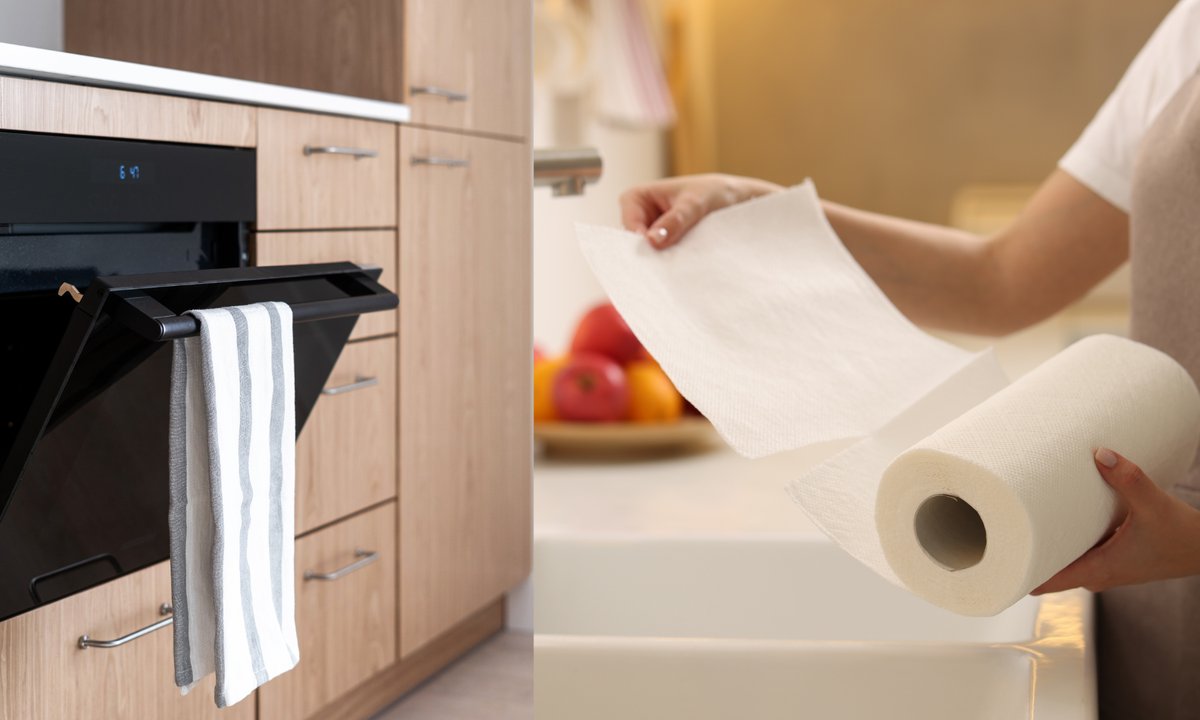 Ręcznik papierowy czy ściereczka kuchenna? Eksperci mówią, co jest bardziej higieniczne