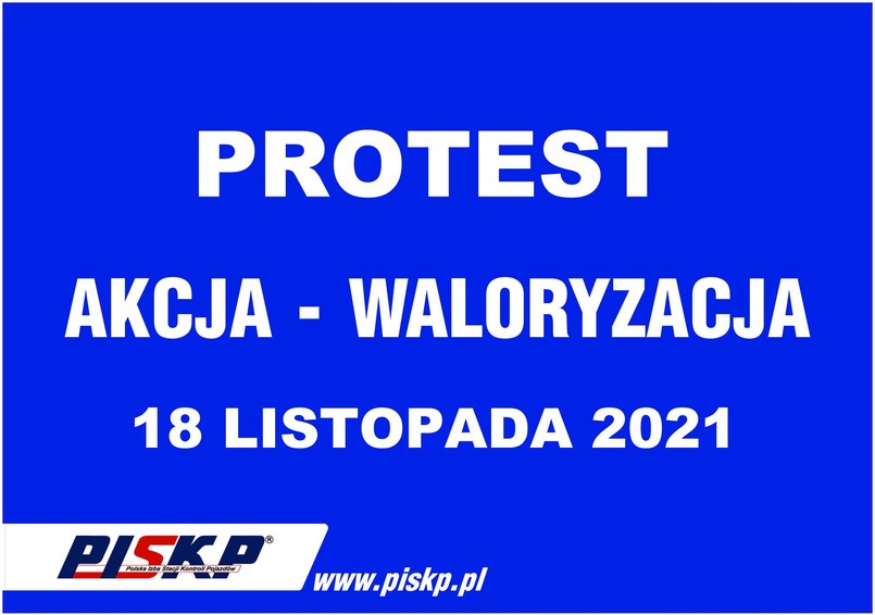 Protest diagnostów - 18 listopada 2022 roku