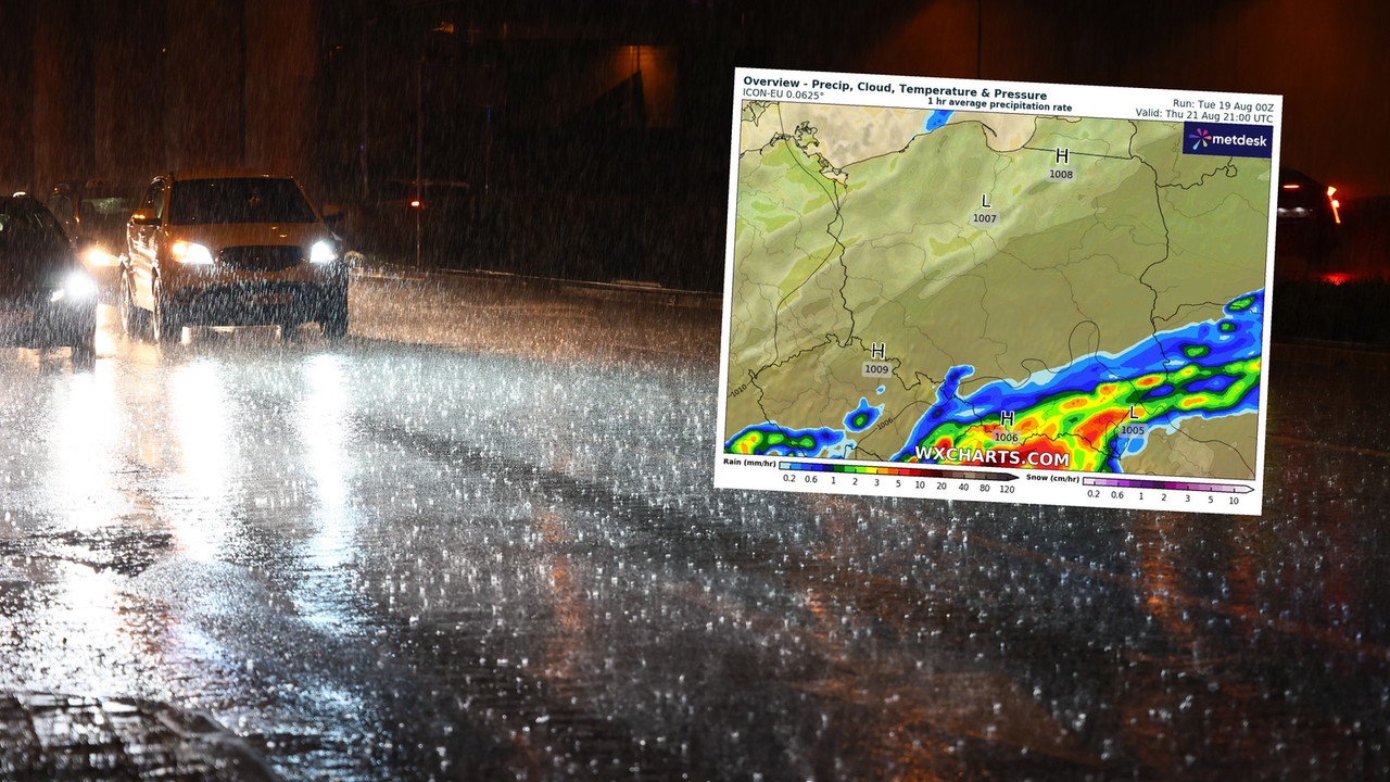 Nadciąga niż genueński. Przez część Polski przejdą ulewy