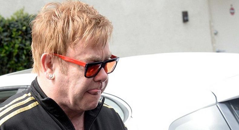 Did Sir. Elton John betray his fans after seen with a Dolce & Gabbana shopping bag in Los Angeles on March 17