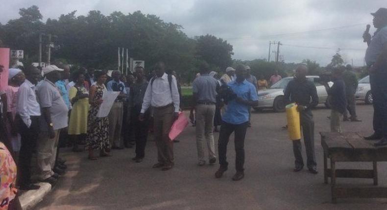 Protesting Senior Staff of the Federal University of Agriculture, Abeokuta
