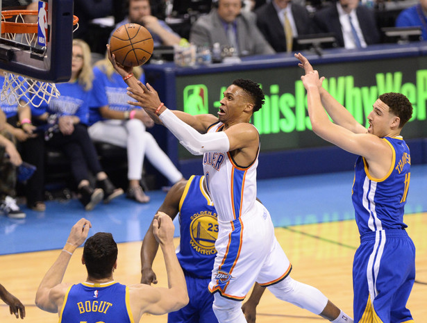 Liga NBA: Broniący tytułu Warriors wyrównali stan rywalizacji z Thunder