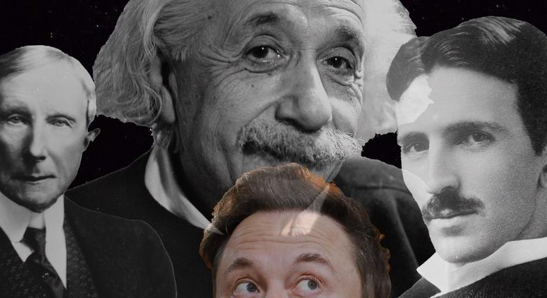 SpaceX ex-talent chief says Elon Musk is a combination of Einstein, Tesla, and Rockefeller.Theo Wargo/Hulton Archive/Fred Stein Archive/Getty Images
