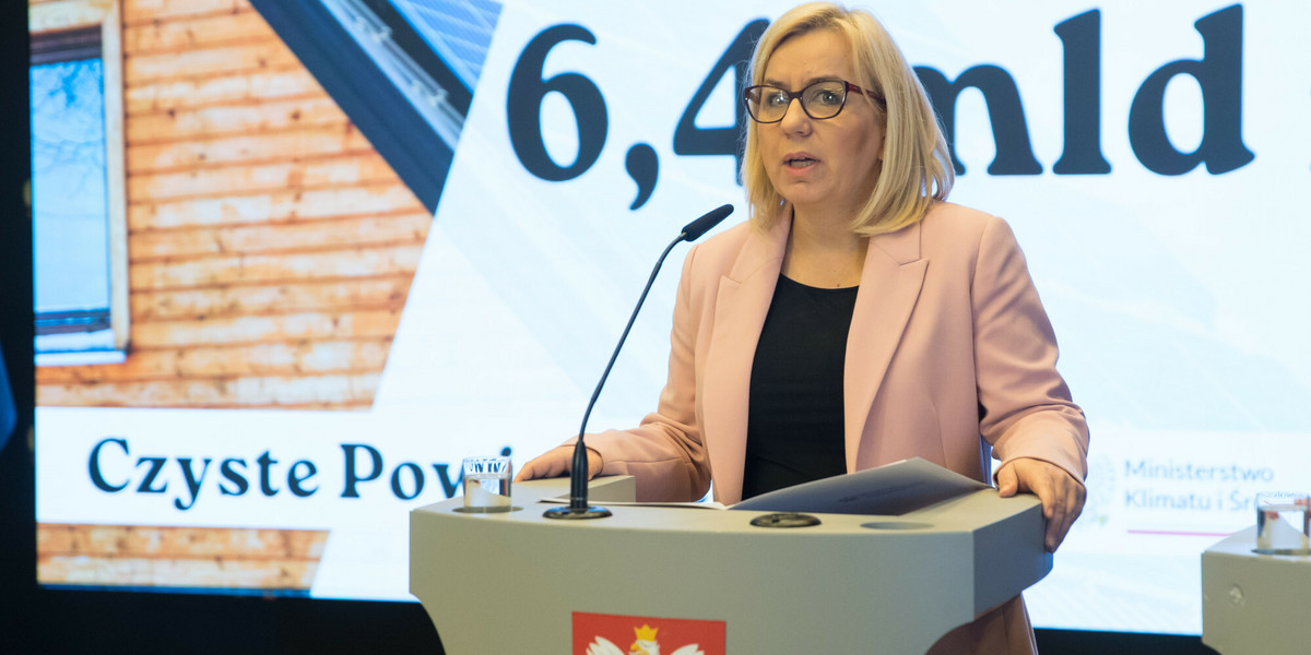 Ministra klimatu i środowiska Paulina Hennig-Kloska