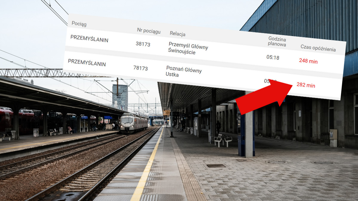 Paraliż kolei niemal w całej Polsce. Nawet 5-godzinne opóźnienia