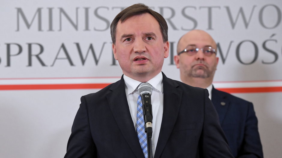 Zbigniew Ziobro i Łukasz Piebiak w 2019 r.