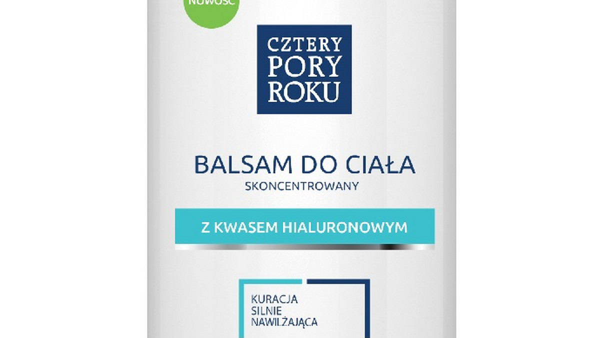 Kwas hialuronowy, olej avocado, masło Shea oraz „witamina młodości” E – to skład najnowszego balsamu marki Cztery Pory Roku dedykowanego skórze bardzo suchej i wrażliwej. Taką silnie nawilżającą kurację warto zastosować, by nadać naszej skórze zdrowy wygląd na wiosnę.