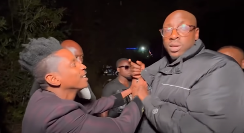 Bien and Eric Omondi fight at Konshens concert