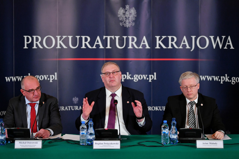 Od lewej: Michał Ostrowski, Bogdan Święczkowski oraz Artur Maludy