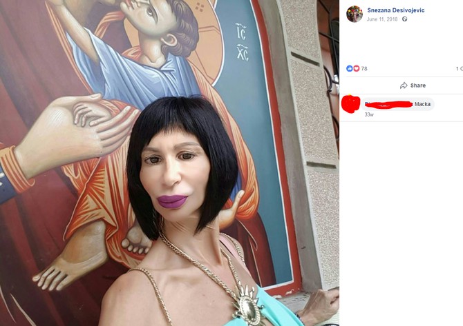 Snežanine slike već dugo izazivaju pažnju svih na Fejsbuku