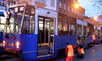 Pod Bagatelą wykoleił się tramwaj 