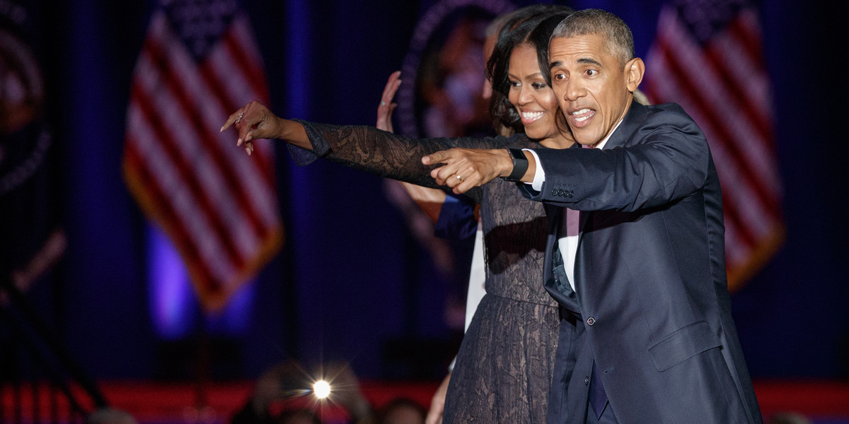 "Barack i ja zawsze wierzyliśmy w moc opowiadania historii" - stwierdziła Michelle Obama