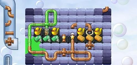 Screen z gry "Pipe Mania"