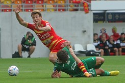 Jagiellonia w '9' nie dowiozła remisu. Radomiak wygrał rzutem na taśmę [WIDEO]