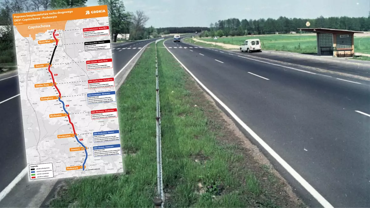 Choć rolę Gierkówki przejęła autostrada A1, to dla regionu nadal kluczowa trasa