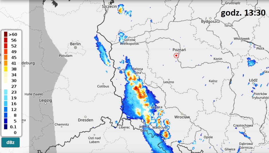 Przybywa burz nad Polską