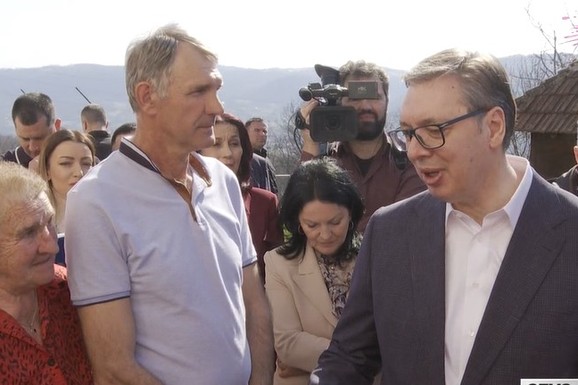 Vučić u Sevojnu: Gledaćemo da tunelom ispod Kadinjače spojimo Užice sa Bajinom Baštom