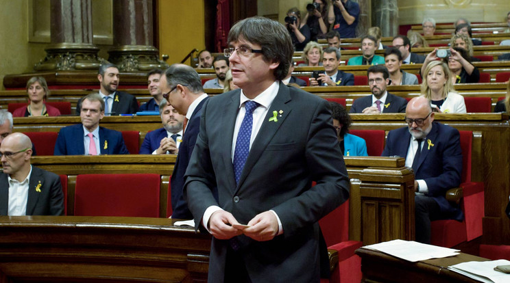 Carles Puigdemont / Fotó: AFP