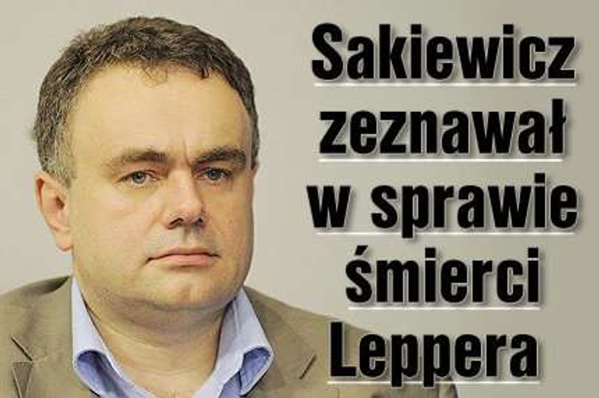 Sakiewicz zeznawał w sprawie śmierci Leppera