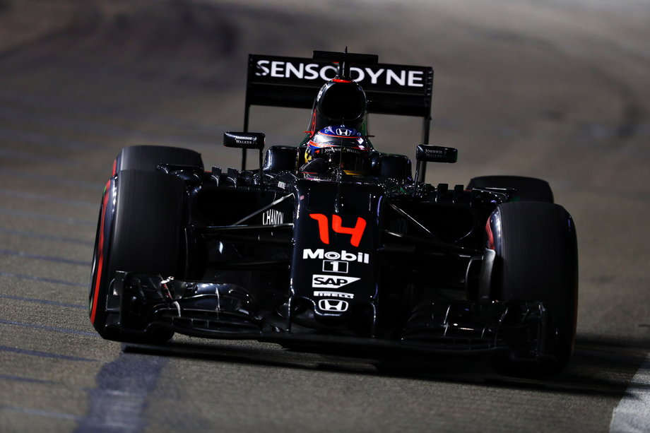 Fernando Alonso of Spain driving for the McLaren Honda Formula 1 Team.