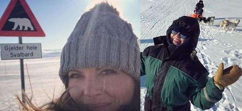Śnieg, psie zaprzęgi i niedźwiedzie polarne, czyli nietypowa majówka Oli Kwaśniewskiej [GALERIA]
