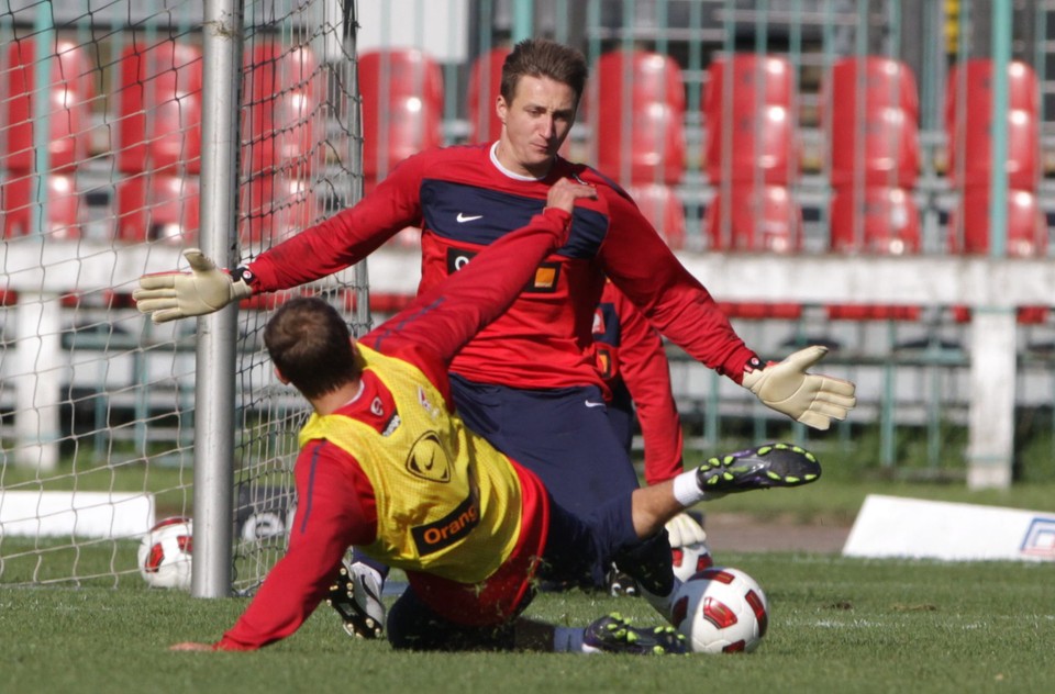 WARSZAWA TRENING PIŁKARSKIEJ REPREZENTACJI POLSKI