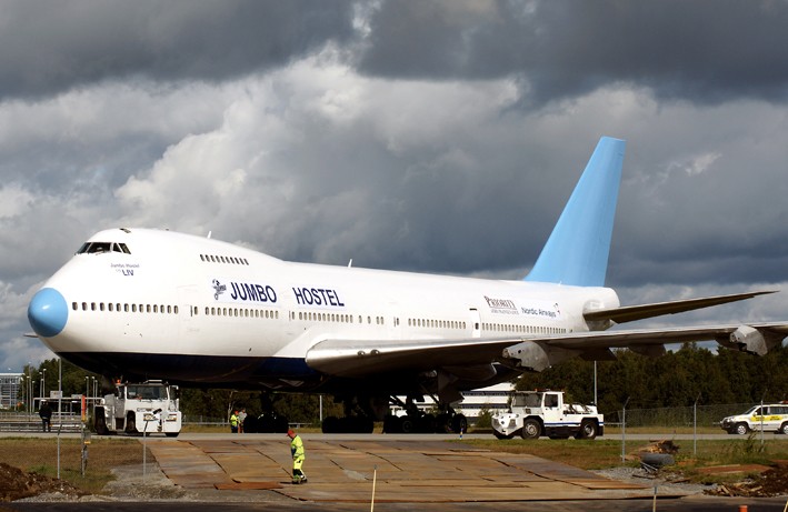 Transportowanie Jumbo Jeta na docelowe miejsce