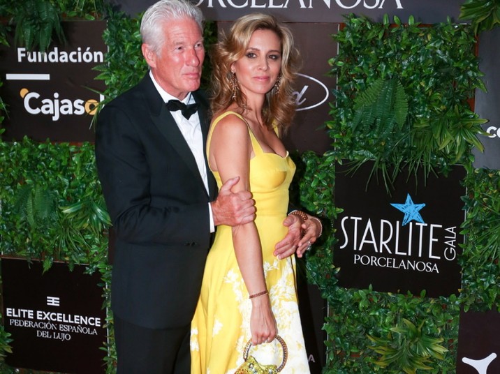 Richard Gere i Alejandra Silva na gali Starlite Festival.