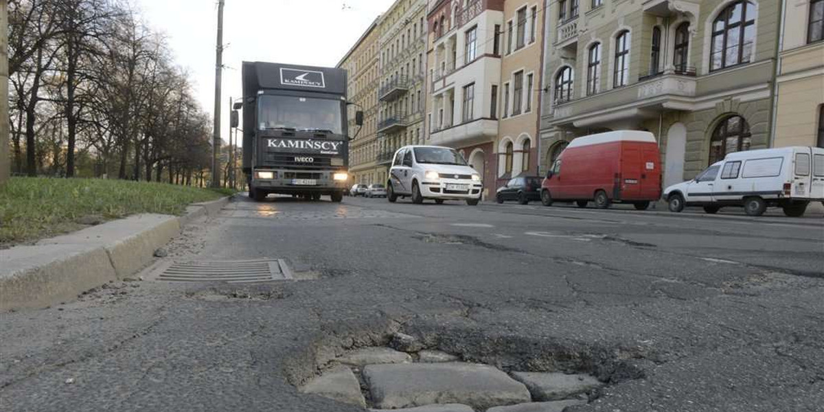 Tędy nie da się już jeździć!