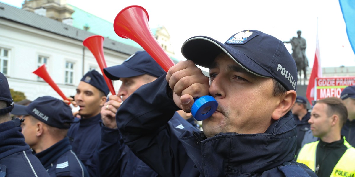 Strajk policjantów