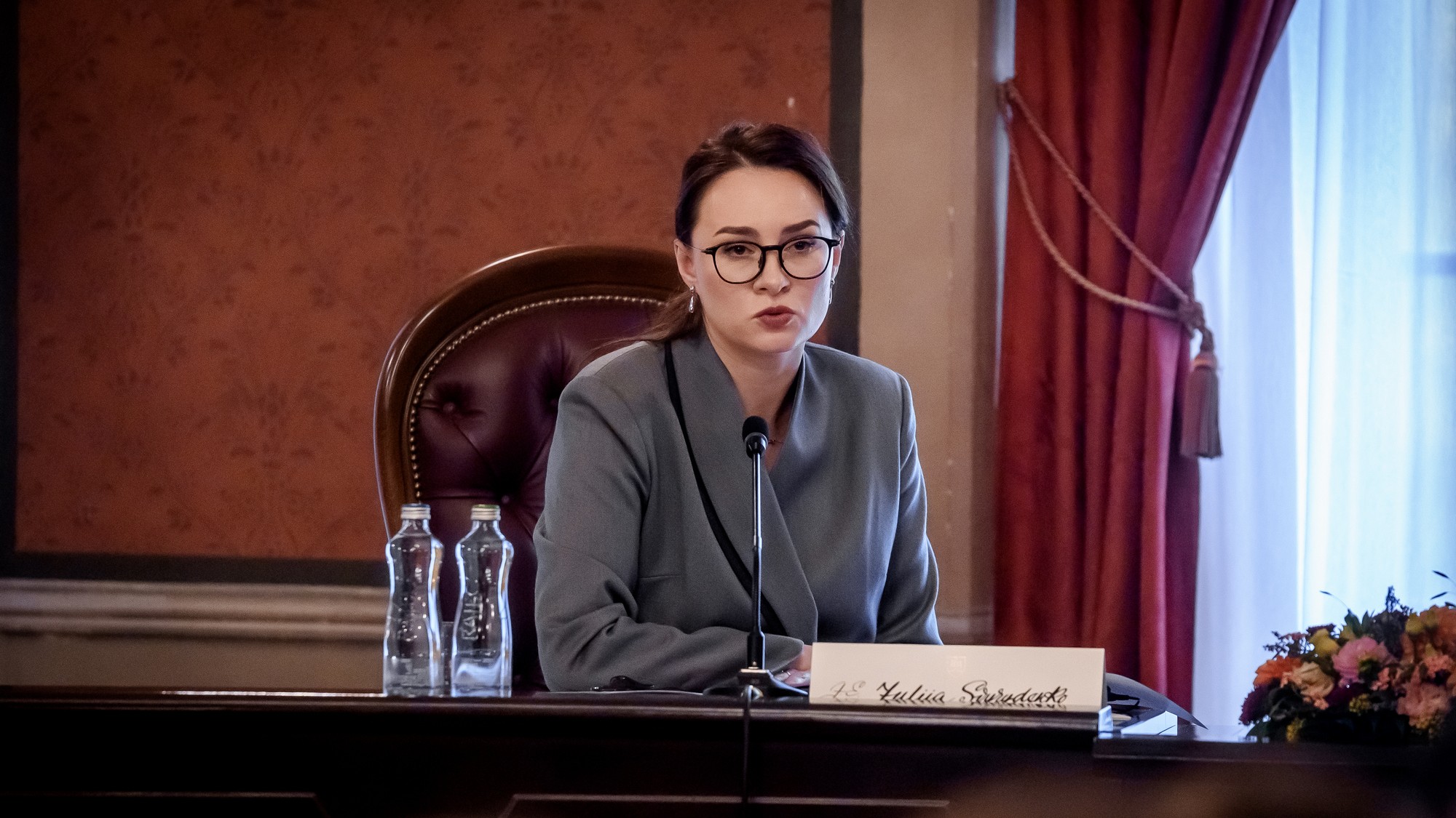 Premiérka Ukrajiny Julija Svyrydenková