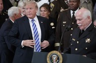 US President Donald J. Trump meets with sheriffs from across the country