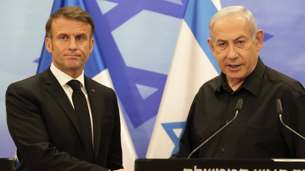 Emmanuel Macron o wysłaniu francuskich żołnierzy do Strefy Gazy