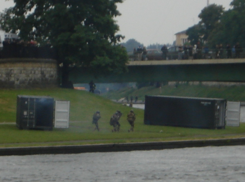 Pokaz działań taktycznych polskich Wojsk Specjalnych - Kraków 25.05.2013