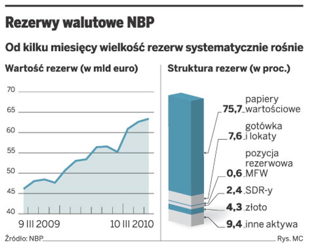 Rezerwy walutowe NBP