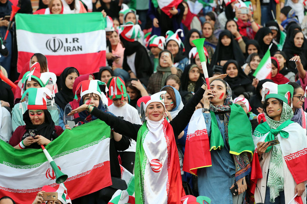 Kobiety na meczu Iranu