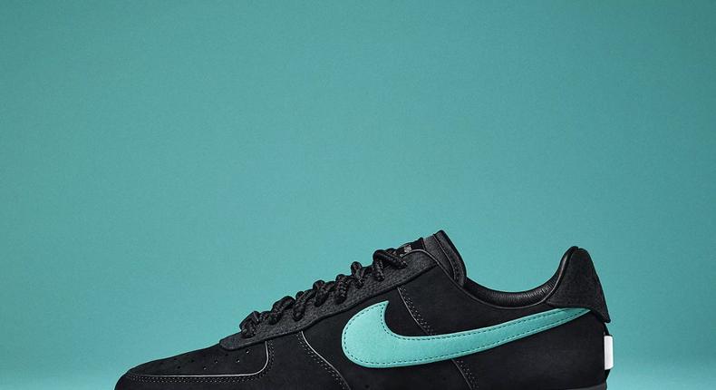 The Nike Air Force 1 Low Tiffany & Co. 1837 retailed at $400.Tiffany & Co