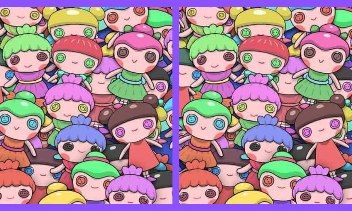 Myślisz, iż jesteś bystrzakiem? Znajdź niepasującą lalkę w dziewięć sekund