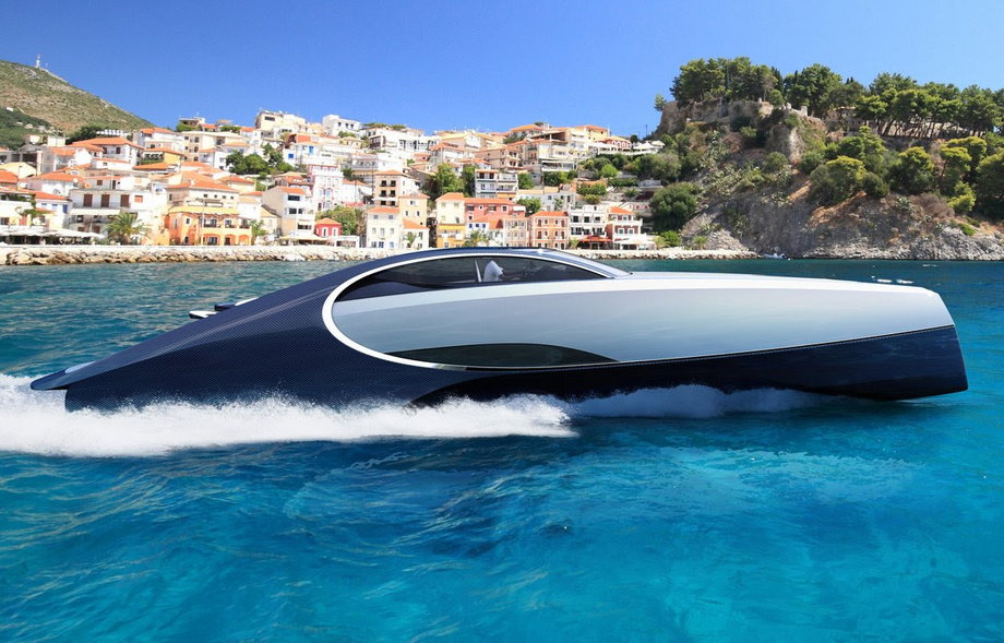 Bugatti Niniette ma 20 metrów długości. Wykonano go z włókna węglowego. Firma twierdzi, że jacht rozpędza się do 44 węzłów (81,5 km/h).
