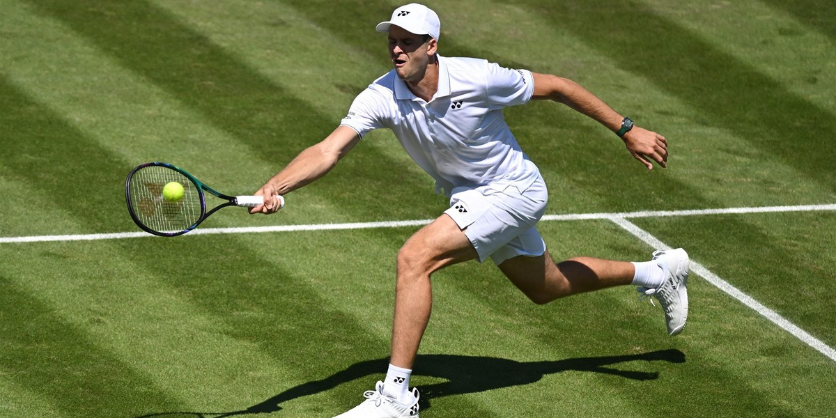 Hubert Hurkacz odpadł z wielkoszlemowego Wimbledonu. 