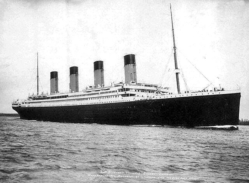 Jovan Dimić, kao putnik treće klase, bio je smešten u donjem delu broda