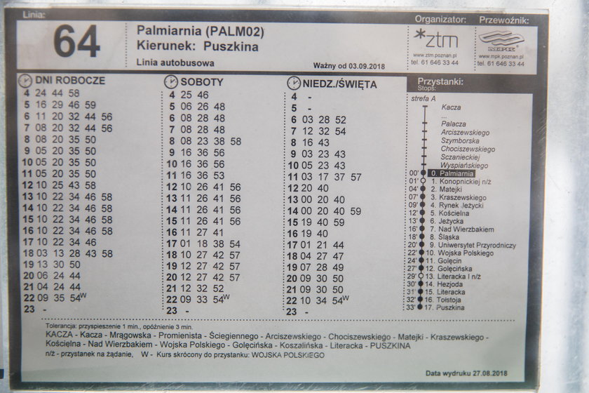 Czytelniejsze rozkłady jazdy