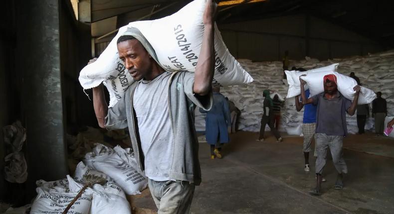 Aide alimentaire Ethiopie