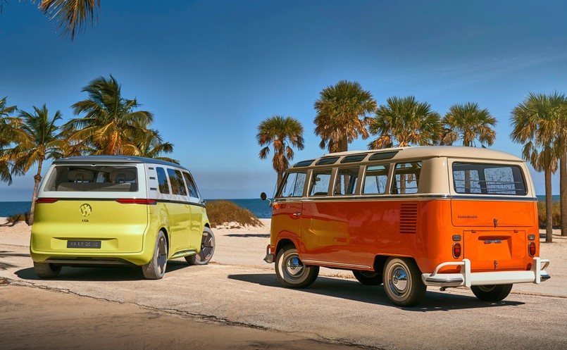 Volkswagen ID. Buzz i Volkswagen T1