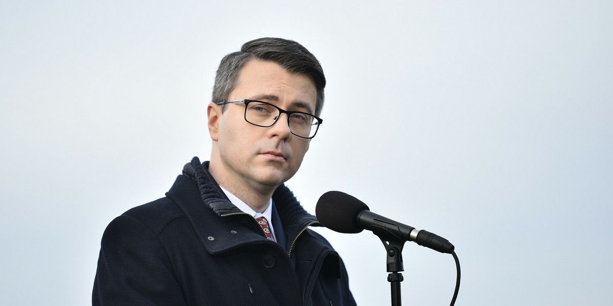 Rzecznik rządu Piotr Müller.
