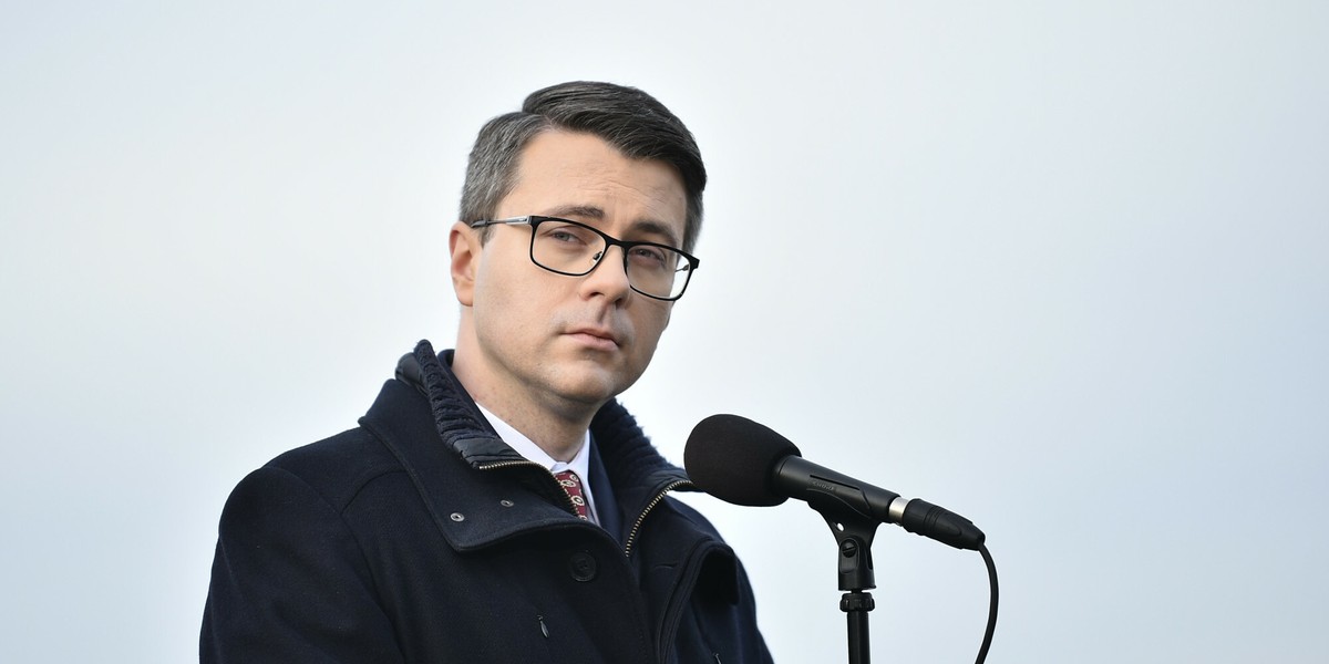 Rzecznik rządu Piotr Müller.