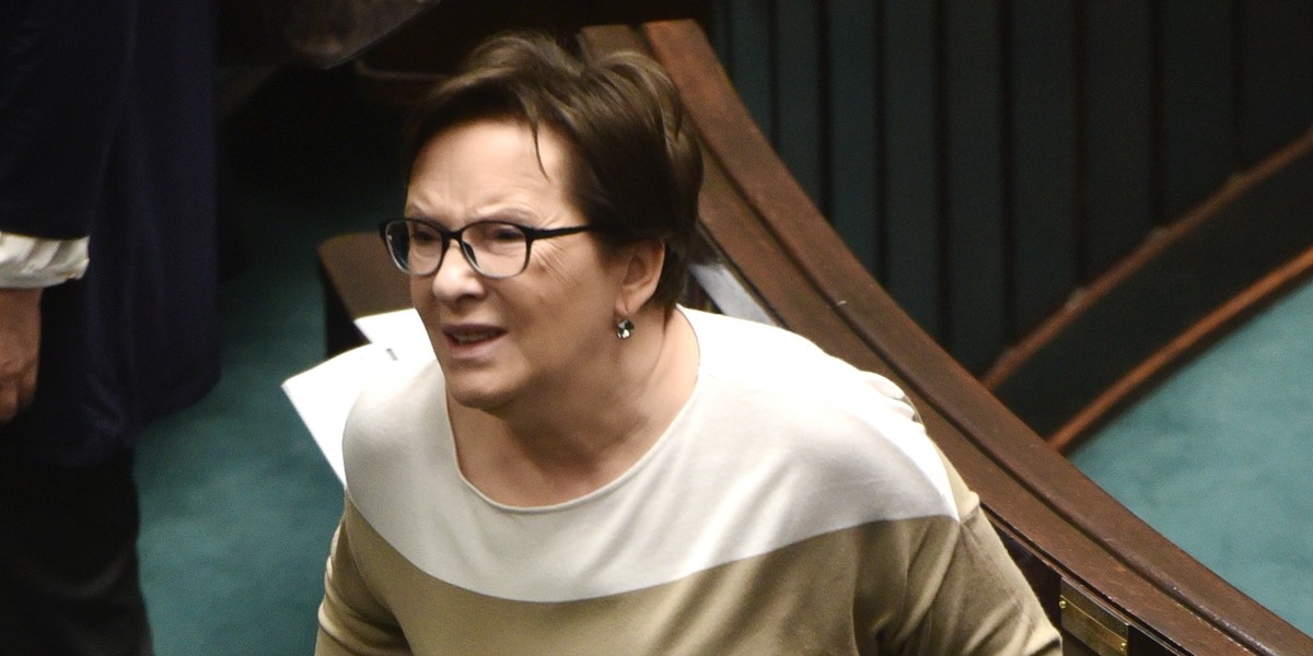 Ewa Kopacz, była premier i była przewodnicząca PO