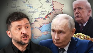 Volodimir Zelenski, Vladimir Putin i Donald Tramp